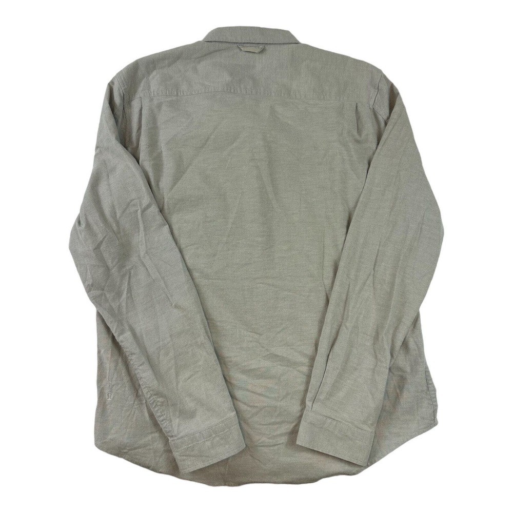 Lululemon Gray Performance L/S Button Front Size … - image 3